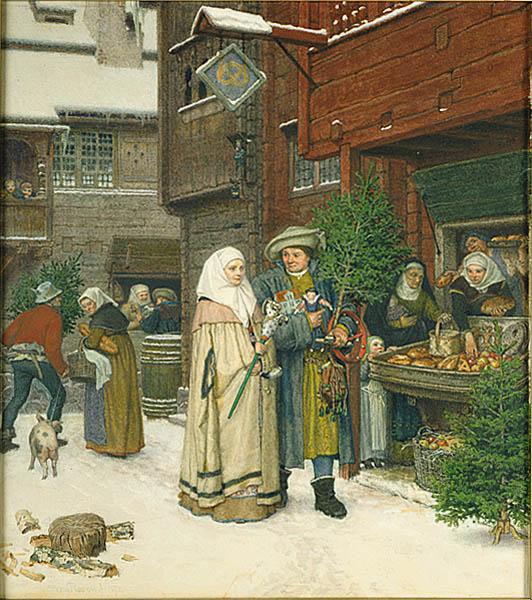 georg von rosen The Christmas Fair